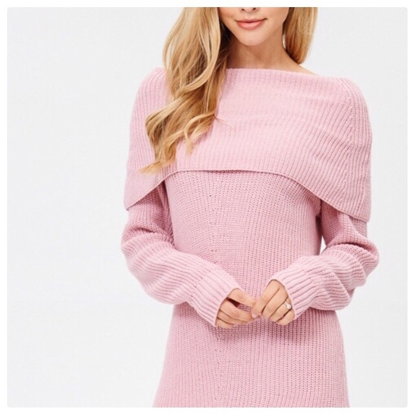 Rose Sweater Tunic Mini Dress - Picture 5 of 8